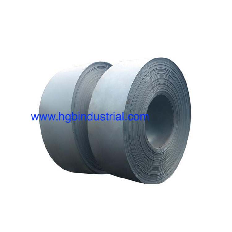 factory cutting hot rolled carbon metal mild steel strip in coils
