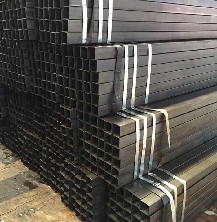 Q195 0.8mm Thickness Cold Rolled Black Steel Square Tube