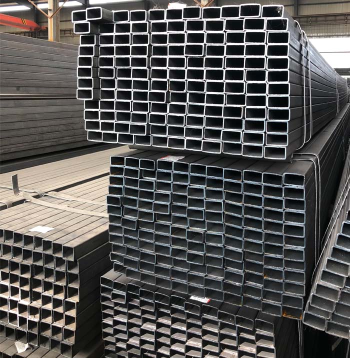 Q235 Grade Hot Rolled Rectangular Steel Box Section Pipe