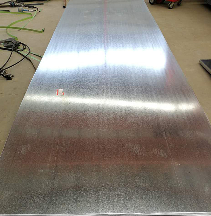shaped 2mm thick galvanised steel sheet L