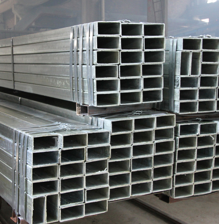 Chinese Factory Directly 50x100x0.8mm Pre-Galvanized Steel Rectangular Tube