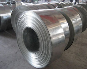 Galvanized steel strip coils