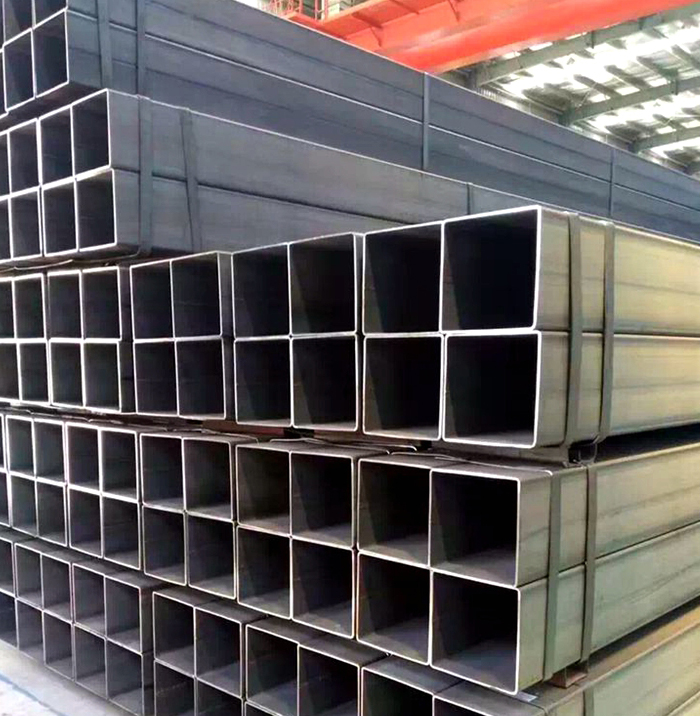 China Factory Directly Q235 Hot rolled Black Steel Tube For Building Material