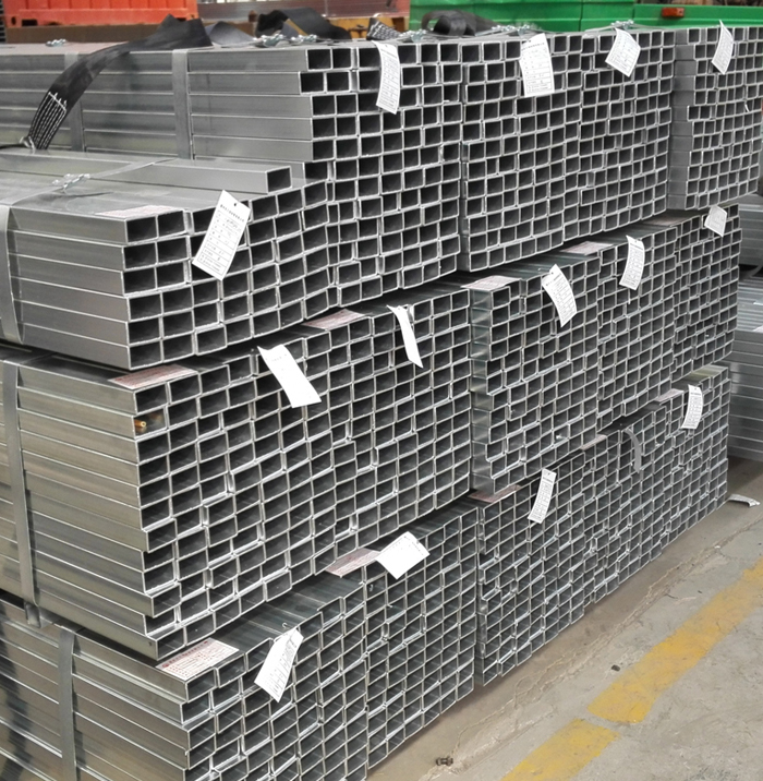 Standard Sizes Pre-Galvanized Steel Rectangular Steel Tube Hollow Section 