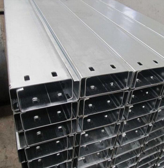 Light Weight Perforated Galvanized C Purlins From China Factory