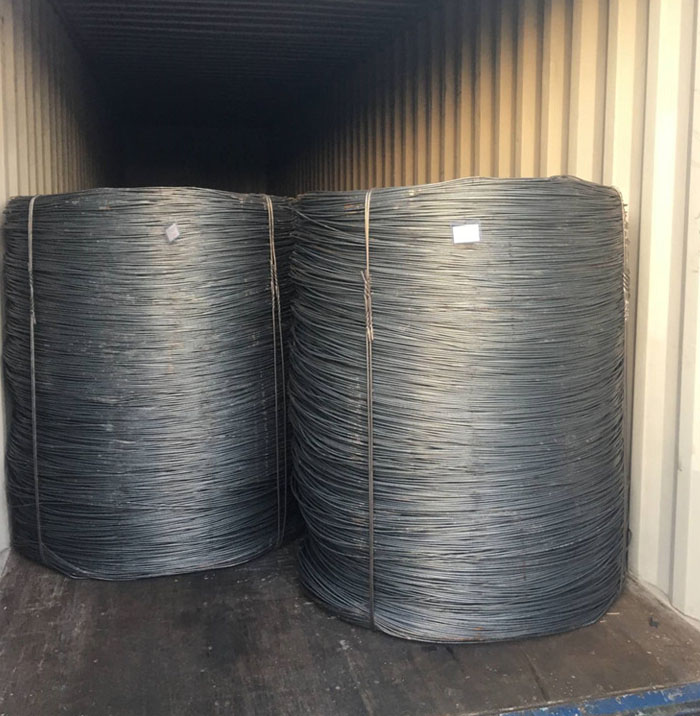 Carbon low-steel wire in Rod cabbage of steel thickness 3.5 mm